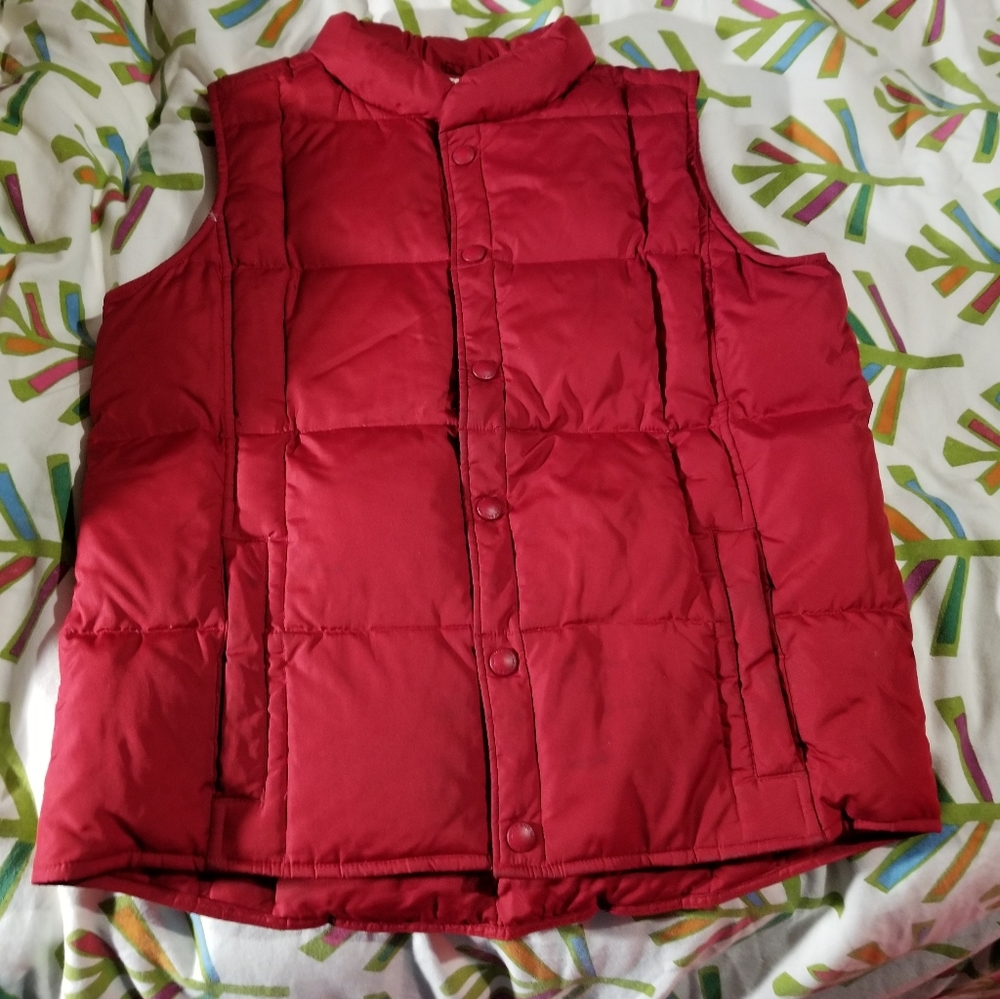 Land's End puffer vest kids M